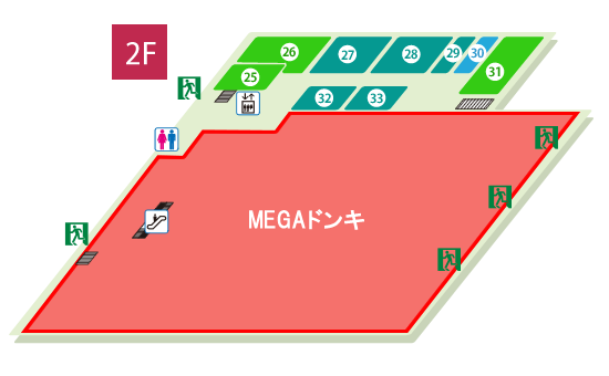 フロアMap2F