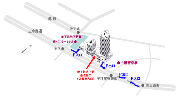 サンクレア池下 駐車場